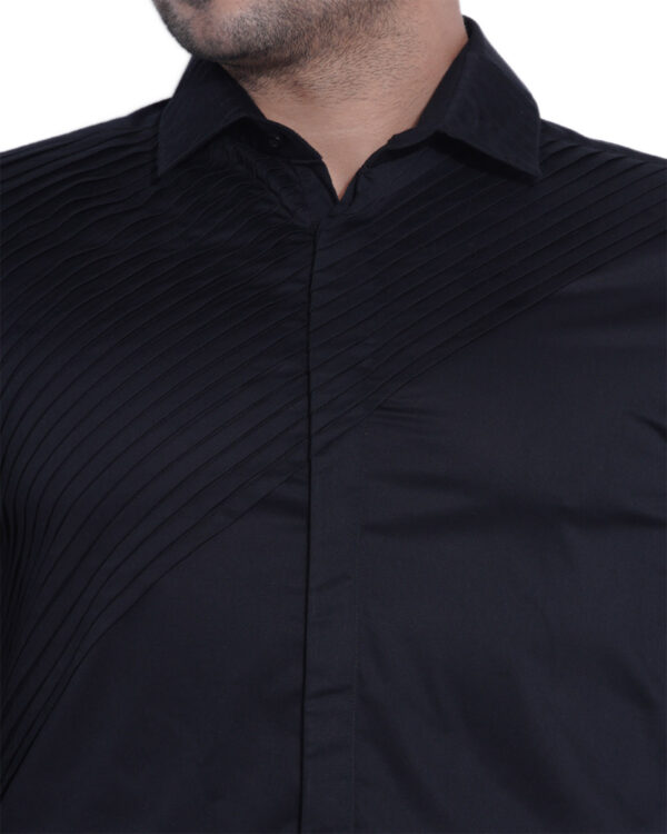 Abkasa’S Carbon Shirt: Classic Black Cotton Shirt With A Modern Twist