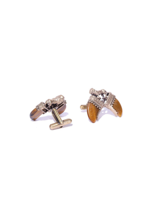 Cosa Nostraa’S Gents Cufflinks : Exquisitely Crafted Royal Majesty Lion