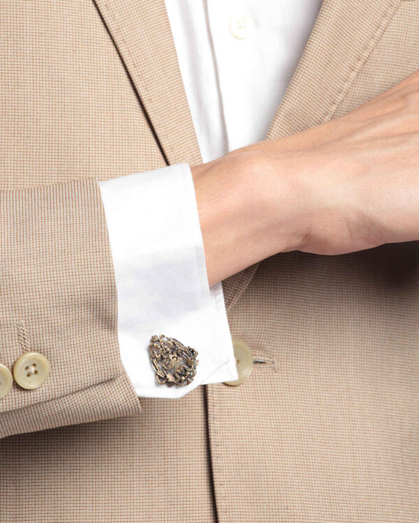 Cosa Nostraa’S Men’S Fashion Accessory Sets  : Miltiades Brooch & Cufflinks