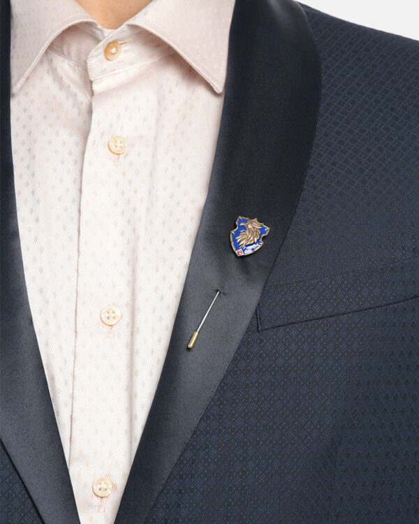 Cosa Nostraa’S Coat Pin  : Elegant Brass Lapel Pin