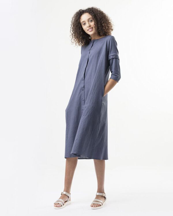 K.Kristina’S Calf Length Designer Dress | Cute And Comfy To Wear