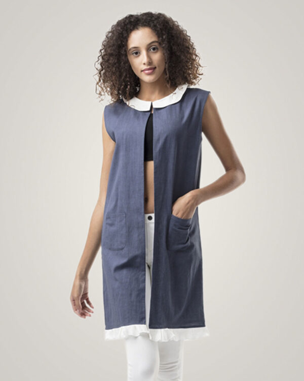 Cotton Coat Sleevless Women Tops Designed By K.Kristina