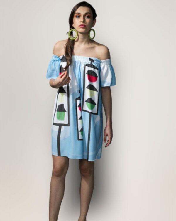 Traffic Light Dress for girls designed by K.Kristina