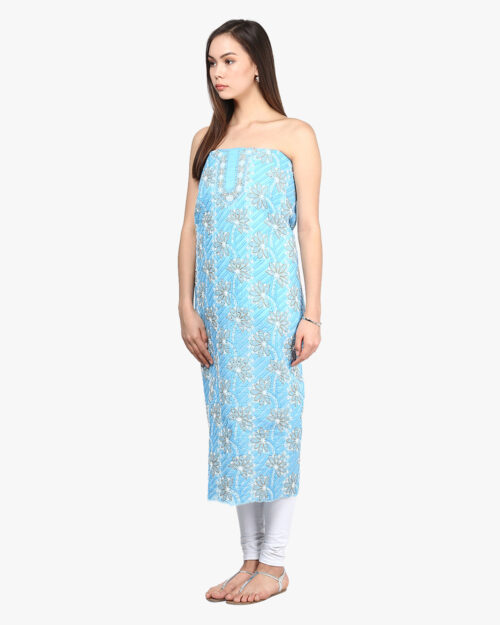 Nandini-Women-Lucknawi-Chikan-Dress-Material-Suit-Blue-Shenaro_Lifestyle-SKU-N-074301-2
