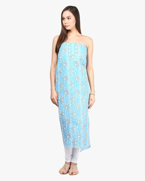 Nandini-Women-Lucknawi-Chikan-Dress-Material-Suit-Blue-Shenaro_Lifestyle-SKU-N-074301-3