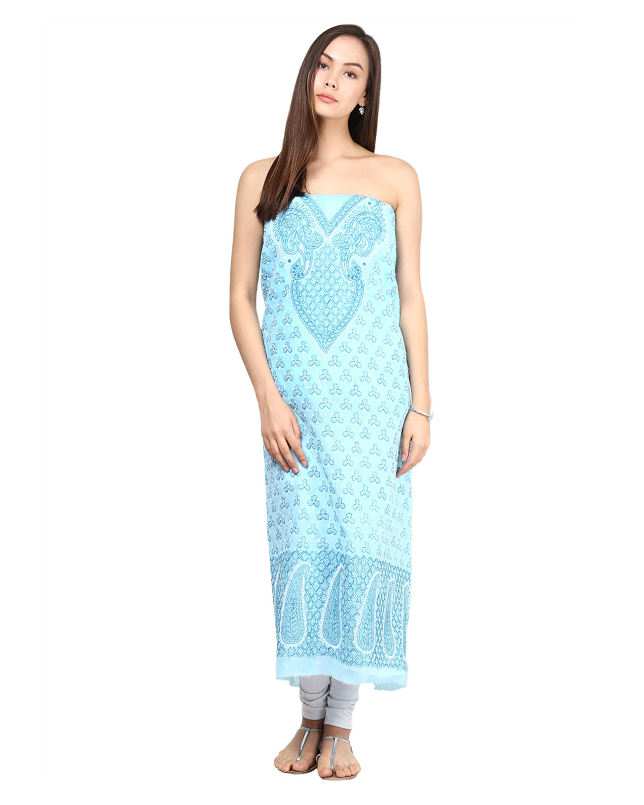 Nandini-Women-Lucknawi-Chikan-Dress-Material-Suit-Blue-Shenaro_Lifestyle-SKU-N-331201-2