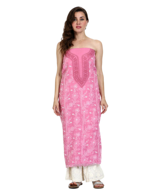 Nandini-Women-Lucknawi-Chikan-Dress-Material-Suit-Pink-Shenaro_Lifestyle-N-482601-2