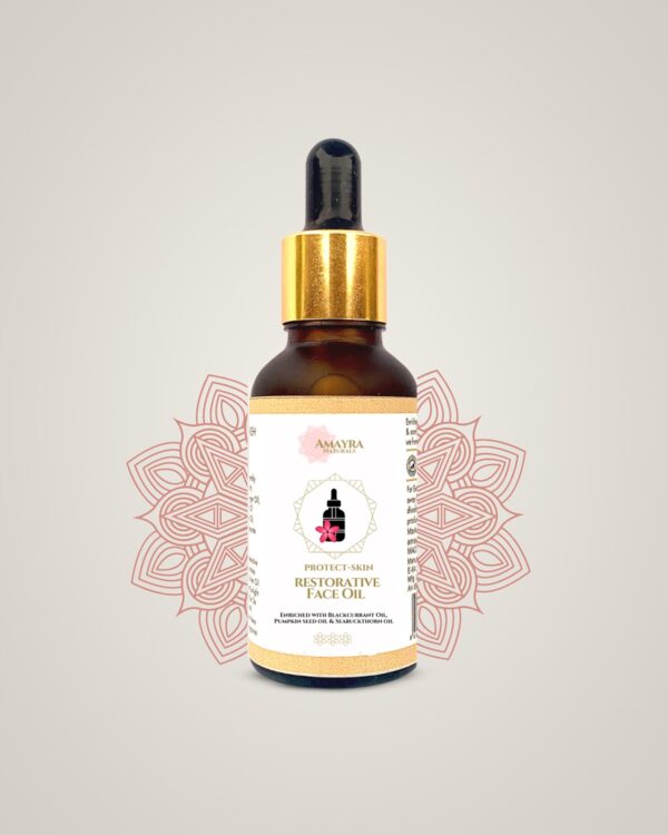 Clean Face with natural ingredients by Amayra Naturals mridyanti Organic Oil.