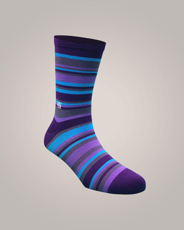 Elevate Your Formal Look With Socksoho’S Anti-Bacterial Blue Formal Cotton Socks