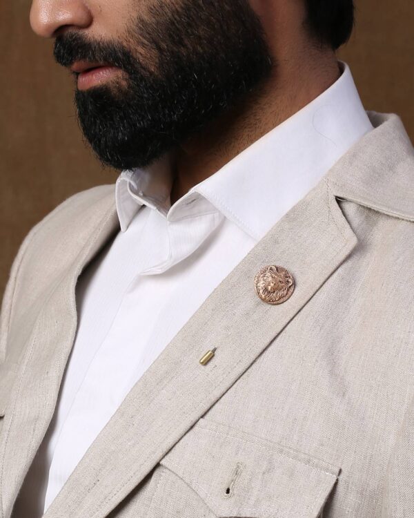 Cosa Nostraa : Simba Lapel Pin – A Statement Piece For Formal Shirt Accessory