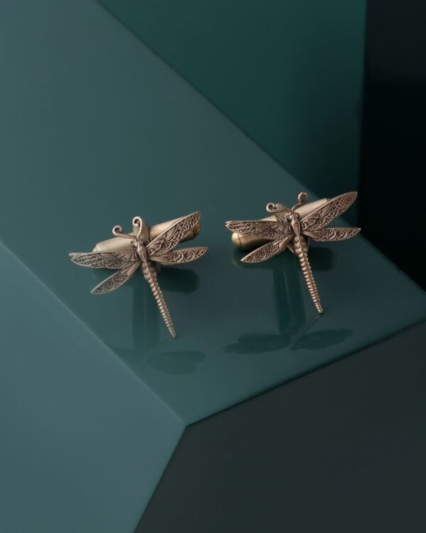 Cosa Nostraa’S Designer Dragonfly Cufflinks Designer Add A Touch Of Sophistication To Any Outfit.