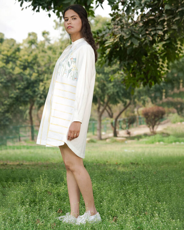 Ahmev’s Full Sleeve Mandarin Shirt: A Contemporary Take on a Classic