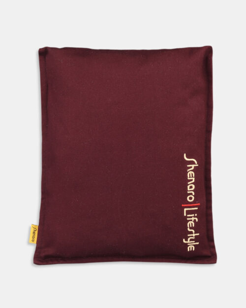 The-Wheatty-Bag-Chocolate-Maroon-in-Organic-Cotton-with-French-Lavender-Chocolate-Maroon-Color-Wheatty-Bag-for-Stress-Relief-Shenaro_Lifestyle-WB-S20-CHOMO_003